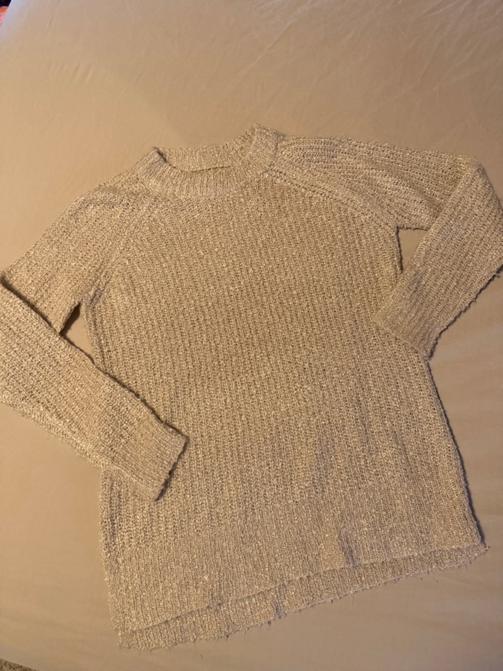 Mud Pie Textured Crewneck Sweater